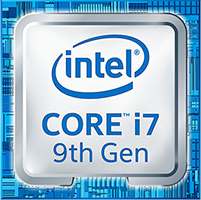 Built with the latest Intel Core 9th Generation Processors